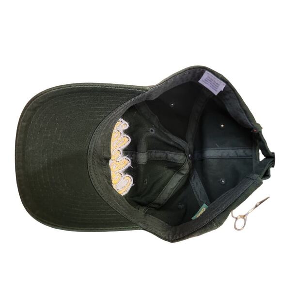 Cabela's Worlds Foremost Outfitters Embroidered Green Ball Cap Hat Lid - Picture 5 of 5
